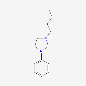 molecular formula C13H20N2 B3349805 1-Butyl-3-phenylimidazolidine CAS No. 23954-02-1