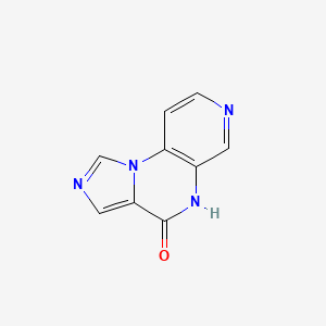 molecular formula C9H6N4O B3349834 Imidazo[1,5-a]pyrido[3,4-e]pyrazin-4(5H)-one CAS No. 240815-66-1