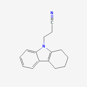 9H-Carbazole-9-propanenitrile, 1,2,3,4-tetrahydro-