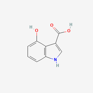 molecular formula C9H7NO3 B3349899 4-Hydroxy-1H-indole-3-carboxylic acid CAS No. 24370-76-1