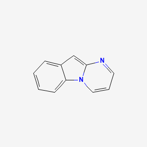 molecular formula C11H8N2 B3349944 Pyrimido[1,2-a]indole CAS No. 245-46-5