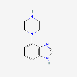 molecular formula C11H14N4 B3349974 1-(1H-benzimidazol-4-yl)piperazine CAS No. 247083-21-2