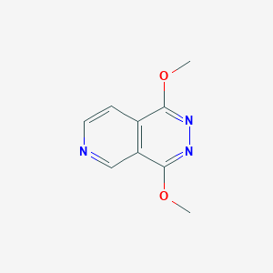 molecular formula C9H9N3O2 B3350105 1,4-dimethoxypyrido[3,4-d]pyridazine CAS No. 25466-14-2