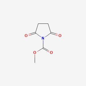 molecular formula C6H7NO4 B3350114 methyl 2,5-dioxopyrrolidine-1-carboxylate CAS No. 25543-13-9