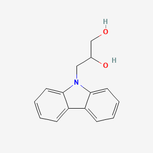 molecular formula C15H15NO2 B3350123 3-Carbazol-9-ylpropane-1,2-diol CAS No. 25557-79-3