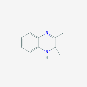 molecular formula C11H14N2 B3350134 2,2,3-Trimethyl-1,2-dihydroquinoxaline CAS No. 25716-39-6