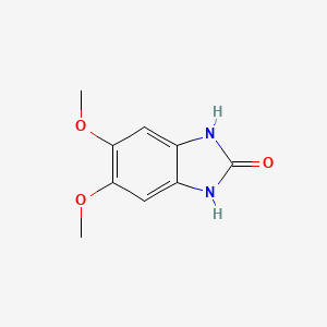 molecular formula C9H10N2O3 B3350151 5,6-dimethoxy-1H-benzo[d]imidazol-2(3H)-one CAS No. 25808-66-6