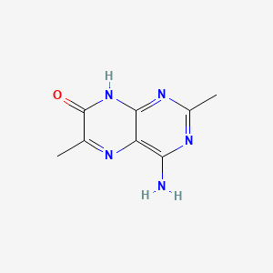 molecular formula C8H9N5O B3350182 4-Amino-2,6-dimethylpteridin-7(8H)-one CAS No. 260444-94-8