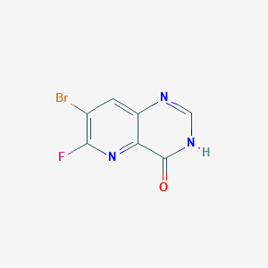 7-Bromo-6-fluoropyrido[3,2-d]pyrimidin-4(3H)-one