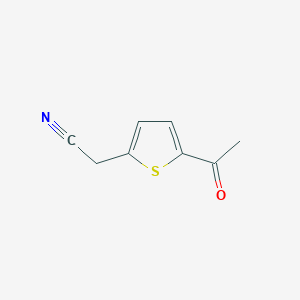 2-(5-acetylthiophen-2-yl)acetonitrile