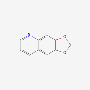 molecular formula C10H7NO2 B3350320 [1,3]Dioxolo[4,5-g]quinoline CAS No. 269-51-2