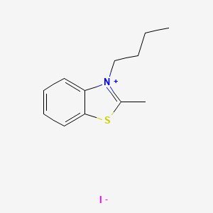 Benzothiazolium, 3-butyl-2-methyl-, iodide