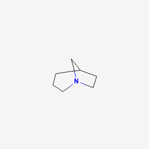 molecular formula C7H13N B3350450 1-Azabicyclo[3.2.1]octane CAS No. 279-92-5