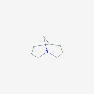 molecular formula C8H15N B3350462 1-Azabicyclo[3.3.1]nonane CAS No. 280-77-3