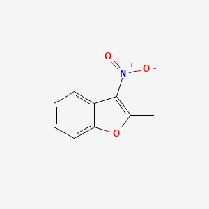 molecular formula C9H7NO3 B3350477 2-Methyl-3-nitro-1-benzofuran CAS No. 28439-73-8