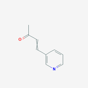 molecular formula C9H9NO B3350487 4-(pyridin-3-yl)-but-3-en-2-one CAS No. 28447-16-7