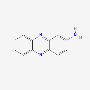 molecular formula C12H9N3 B3350554 2-Aminophenazine CAS No. 2876-23-5