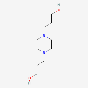 molecular formula C10H22N2O2 B3350562 1,4-Piperazinedipropanol CAS No. 28765-60-8
