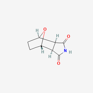 molecular formula C8H9NO3 B3350587 exo-7-Oxabicyclo(2.2.1)heptane-2,3-dicarboximide CAS No. 28871-91-2
