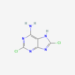 molecular formula C5H3Cl2N5 B3350643 2,8-Dichloro-1H-adenine CAS No. 2914-09-2