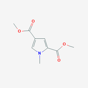 molecular formula C9H11NO4 B3350655 Dimethyl 1-methyl-1H-pyrrole-2,4-dicarboxylate CAS No. 29182-34-1