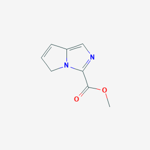 molecular formula C8H8N2O2 B3350663 methyl 5H-pyrrolo[1,2-c]imidazole-3-carboxylate CAS No. 292064-22-3