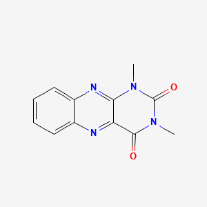 molecular formula C12H10N4O2 B3350703 Alloxazine, 1,3-dimethyl- CAS No. 2962-90-5