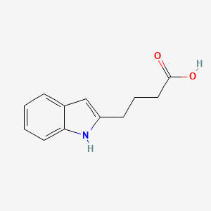 molecular formula C12H13NO2 B3350735 4-(1H-Indol-2-yl)butanoic acid CAS No. 29873-09-4