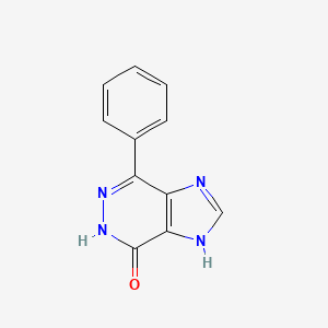 7-Phenyl-1,5-dihydro-imidazo[4,5-d]pyridazin-4-one