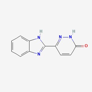 6-(1H-benzoimidazol-2-yl)pyridazin-3-ol