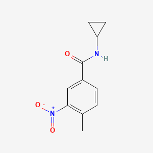 N-cyclopropyl-4-methyl-3-nitrobenzamide