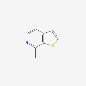 molecular formula C8H7NS B3350790 7-Methylthieno[2,3-c]pyridine CAS No. 30433-74-0