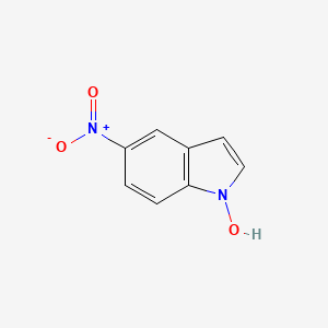 molecular formula C8H6N2O3 B3350805 1H-Indole, 1-hydroxy-5-nitro- CAS No. 305382-02-9