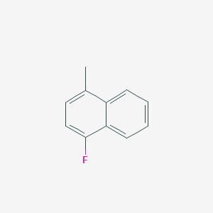 molecular formula C11H9F B3350886 1-Fluoro-4-methylnaphthalene CAS No. 315-50-4