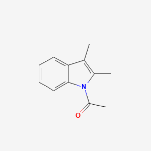 molecular formula C12H13NO B3350900 N-Acetyl-2,3-dimethyl-indole CAS No. 31676-43-4