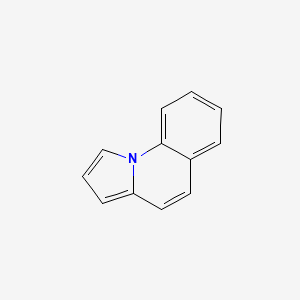 molecular formula C12H9N B3350903 Pyrrolo[1,2-a]quinoline CAS No. 317-17-9