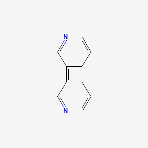 molecular formula C10H6N2 B3350921 2,7-Diazabiphenylene CAS No. 31857-42-8