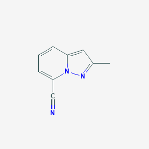 molecular formula C9H7N3 B3350939 2-Methylpyrazolo[1,5-a]pyridine-7-carbonitrile CAS No. 319432-37-6