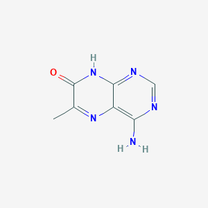 molecular formula C7H7N5O B3350947 4-amino-6-methyl-7(8H)-pteridone CAS No. 31992-21-9