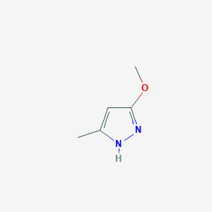 molecular formula C5H8N2O B3350948 3-methoxy-5-methyl-1H-pyrazole CAS No. 3201-22-7