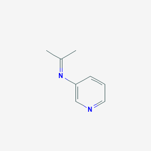 molecular formula C8H10N2 B3350967 3-Pyridinamine, N-(1-methylethylidene)- CAS No. 32405-72-4