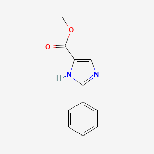 molecular formula C11H10N2O2 B3351015 methyl 2-phenyl-1H-imidazole-5-carboxylate CAS No. 32682-99-8