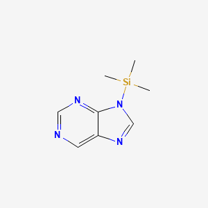 molecular formula C8H12N4Si B3351039 9H-Purine, 9-(trimethylsilyl)- CAS No. 32865-85-3