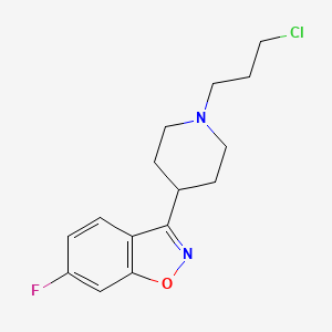 3-(1-(3-Chloropropyl)piperidin-4-yl)-6-fluorobenzo[d]isoxazole