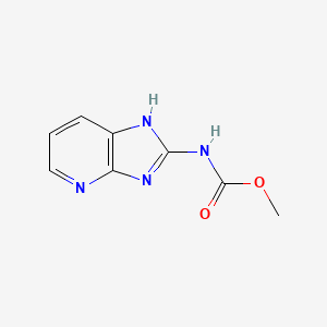 Carbamic acid, 1H-imidazo[4,5-b]pyridin-2-yl-, methyl ester