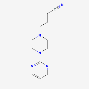1-Piperazinebutanenitrile, 4-(2-pyrimidinyl)-