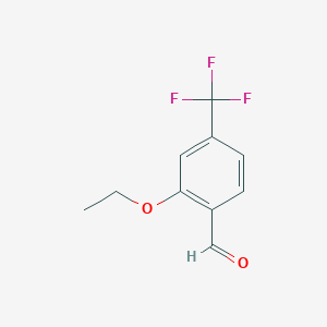 2-Ethoxy-4-(trifluoromethyl)benzaldehyde