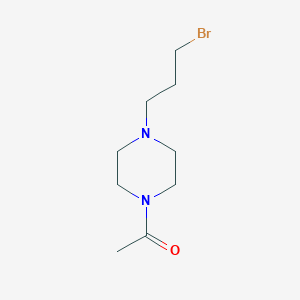 molecular formula C9H17BrN2O B3351143 1-Acetyl-4-(3-bromopropyl)piperazine CAS No. 335621-30-2