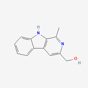 9H-Pyrido[3,4-b]indole-3-methanol, 1-methyl-