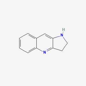 molecular formula C11H10N2 B3351194 2,3-Dihydro-1h-pyrrolo[3,2-b]quinoline CAS No. 34086-61-8